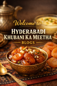 Hyderabadi Khubani Ka Meetha Blogs: here you can find your favourite articles about khubani dessert.