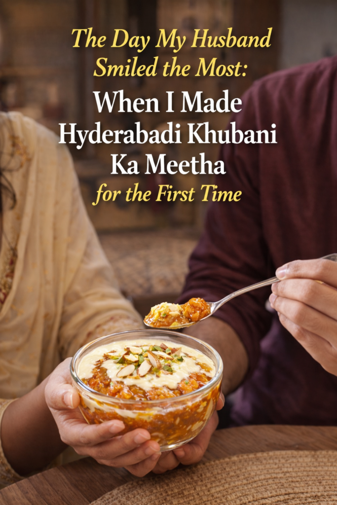 The Day My Husband Smiled the Most: When I Made Hyderabadi Khubani Ka Meetha for the First Time