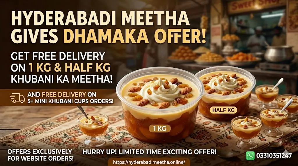 Wholesale Sweets HYD Near Me: Get the Original Hyderabadi Khubani Ka Meetha at Best Rates! surprising news for hyderabadi people.